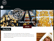 Tablet Screenshot of 415catering.com